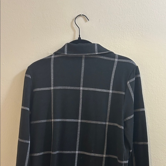 Maurices Black and Gray Plaid Cardigan* - Picture 5 of 6